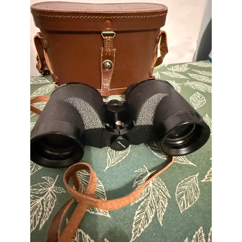 Montgomery Ward‎ 7x35 Extra Wide Field Binoculars 67-7015 Japan with Case